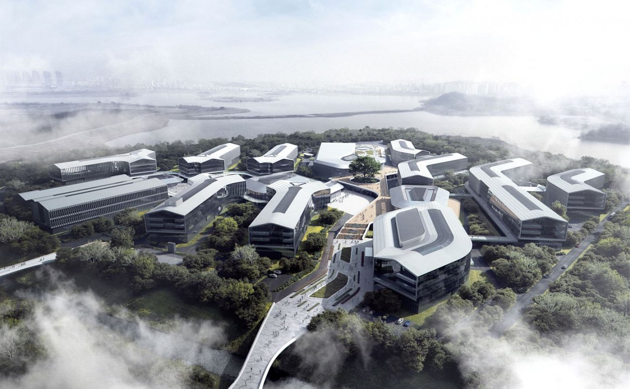 Project Best Futura Mega Project / Hangzhou Alibaba DAMO Academy Nanhu Industry Park Project / Hangzhou, Chine
