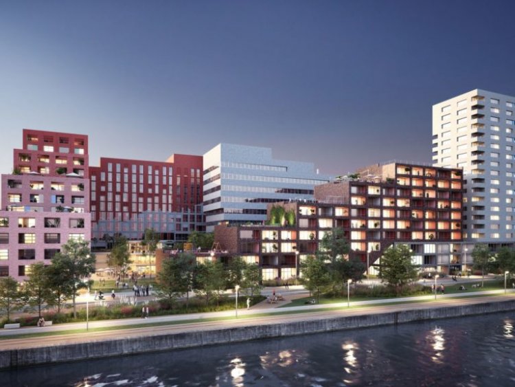 Comme ici sur l'opration Quai Starlette, c'est tout le projet urbain des Deux-Rives de Strasbourg qui va tre soutenu financirement par l'Etat. | Quai Starlette / Strasbourg / Kaufman & Broad
