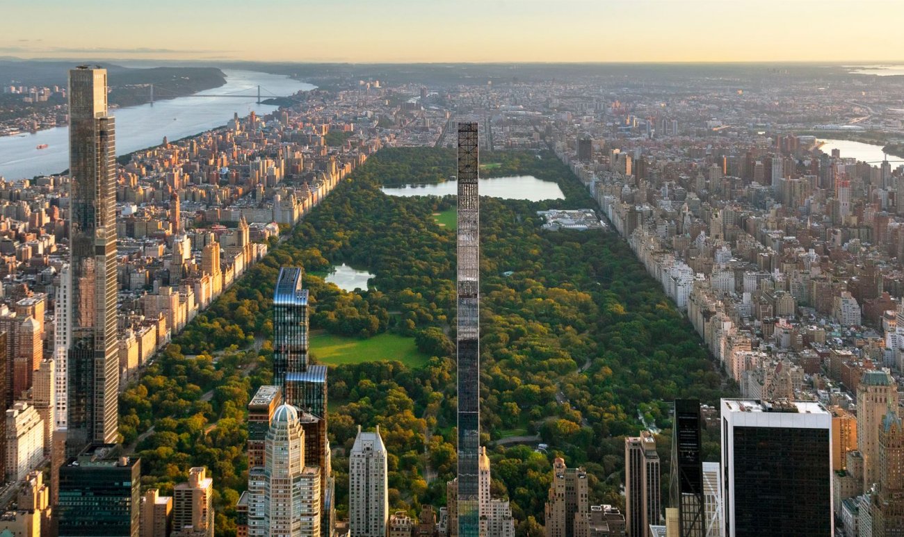 N°2 : 111 West 57th Street, New-York, USA, 435 m et 84 étages. Architecte : SHoP Architects © David Sundberg 
