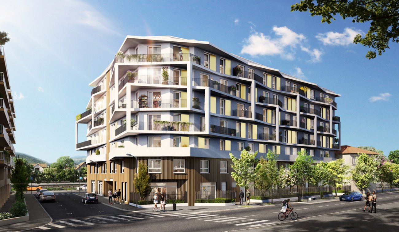 Mixit nergtique : Azur Campus  Nice par Riviera Ralisation.Architecte : Cabinet OrselliSitue dans le quartier en plein essor de Pasteur, la rsidence tudiante Azur Campus apporte une rponse aux besoins croissants de logements pour jeunes et tudiants. Le programme propose 200 appartements meubls, avec des services ddis et des espaces partags,  proximit du CHU et des tablissements universitaires. Pens dans une logique de mixit nergtique, il allie attractivit, accessibilit et rentabilit, dans un secteur en pleine mutation urbaine.