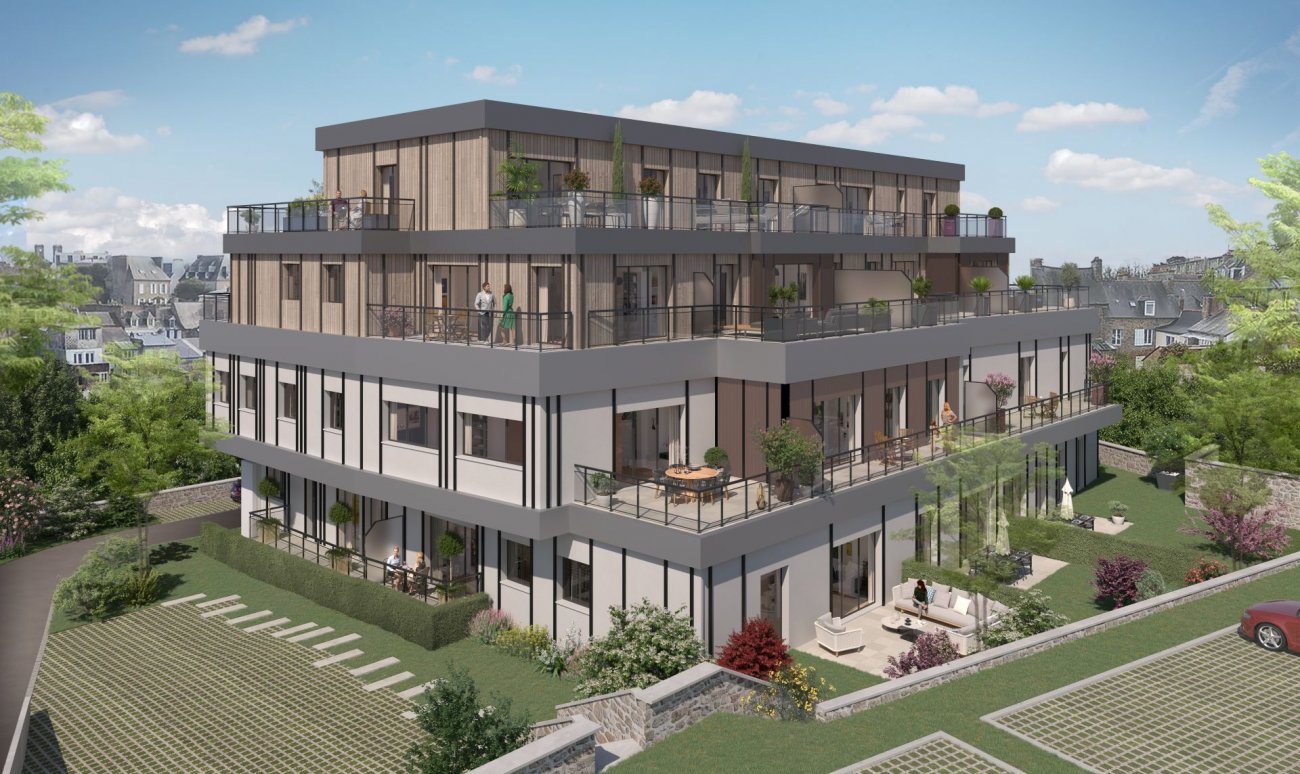 Prix rnovation, extension, rhabilitation : LES TERRASSES NOTRE DAME  Saint-Brieuc (22) de ANEOR INVEST avec Cabinet M2C RONXIN et 8 BIS ATELIER ARCHITECTURERinvestir des sites tertiaires inoccups en leur donnant une nouvelle vie, en changeant leur destination tout en rpondant aux problmatiques de densification et d’harmonisation des centres-villes : tels sont certains des grands enjeux de la ville de demain. Dans cette philosophie, le programme immobilier  Les Terrasses Notre Dame , situ en plein cœur du centre historique de Saint-Brieuc, a t imagin.  Le projet a consist  transformer un btiment public d’un tage (ancien centre d’examen de sant de la CPAM) en 24 logements de standing rpartis sur trois tages. La conception et la ralisation de ce projet technique et ambitieux ont ncessit la matrise de plusieurs procds de construction permettant de recrer 1 850 m de logements (SHAB), dont 940 m issus de la partie rhabilite du btiment.  Les tapes cls incluent : - Dmolition partielle du btiment existant. - Rhabilitation lourde du btiment conserv. - Extension du btiment conserv sur deux niveaux. - Surlvation du btiment sur deux niveaux, chevauchant  la fois les parties existantes et reconstruites, ncessitant un systme de fondation indpendant pour les nouveaux niveaux.  La rhabilitation a t pense pour prserver l’architecture remarquable de la btisse en jouant sur les rythmes des faades existantes et en conservant le principe structurel initial. Le choix de privilgier le bois comme matriau de construction a permis de rduire l’empreinte carbone du projet.  Les 24 logements, allant du T2 au T5, offrent une hauteur sous plafond d’au moins 2,8 m dans les pices de vie principales, ainsi que des espaces extrieurs gnreux pour chacun : 250 m de jardins privatifs et 630 m de terrasses ou balcons privatifs.  La renaturation et la prservation de la biodiversit ont t prioritaires, avec 470 m d’espaces verts communs recrs, en plus des jardins privatifs. Les 48 places de parking cres ont t traites en Evergreen, renforant l’aspect cologique du projet. 