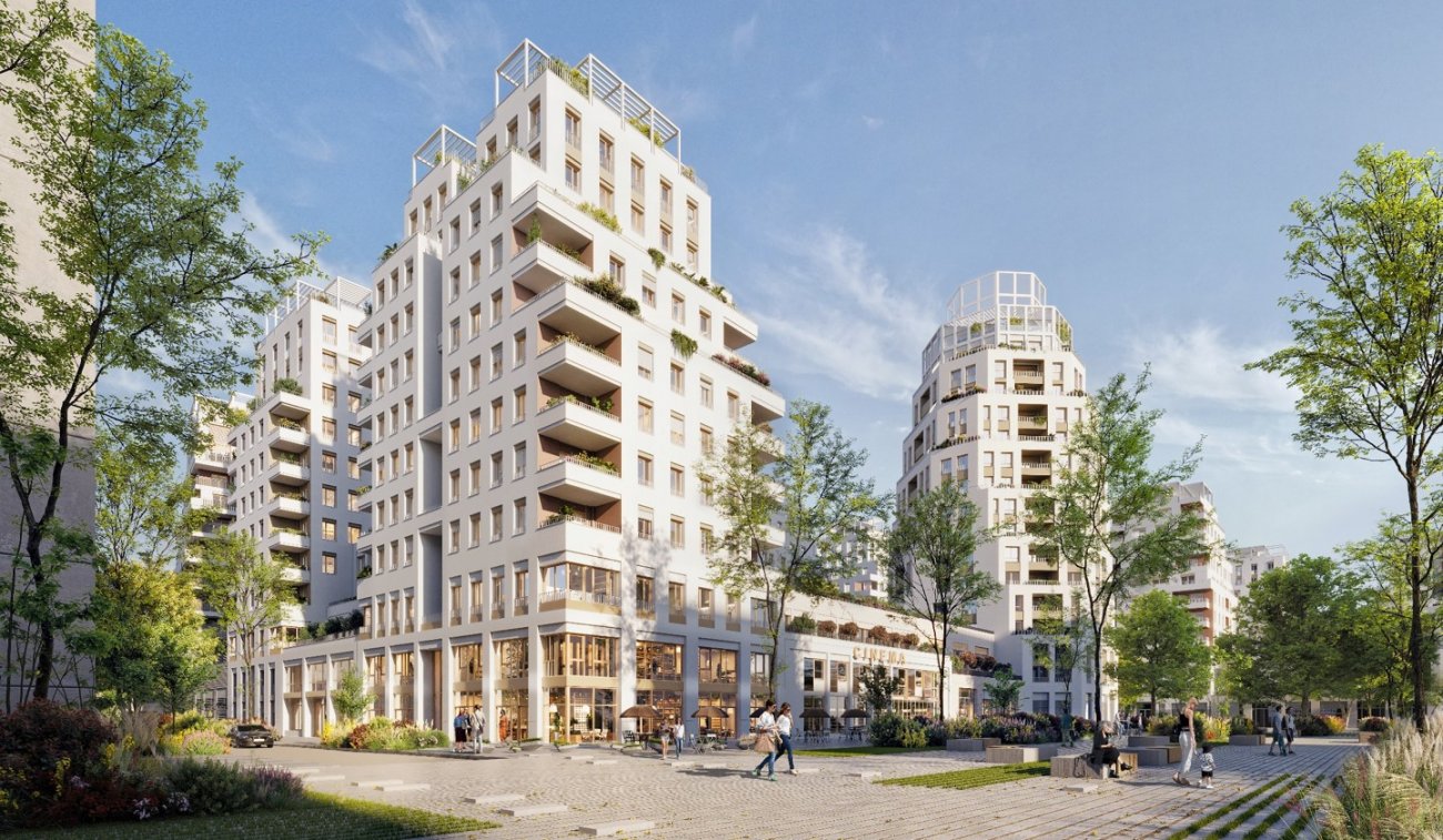 Prix Laurent Bonnevay du Logement Abordable : Vues Ciel  Villeurbanne par QuartusArchitectes : ANMA Architectes Urbanistes / DND Architectes / FAY Architectes