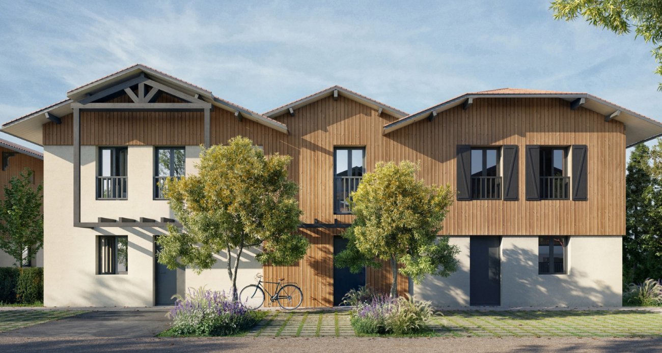 Pyramide Mixit nergtique : LES HAUTS DU BEL EYRE  Le Teich du promoteur QUARTUS.