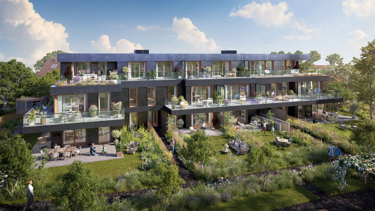 Prix de la conduite responsable des oprations : programme LE JADE  Villeneuve d’Ascq (59) par Icade PromotionLe projet consiste en la construction d’un ensemble de 13 logements en cœur d’lot, situ dans un parc arbor, au 51 rue Jean Baptiste Lebas  Villeneuve d’Ascq. L’ensemble s’intgre parfaitement dans un tissu urbain rsidentiel compos de maisons individuelles ou mitoyennes, assurant ainsi une harmonie avec l'environnement existant. L’implantation dans le parc arbor offre un cadre paisible en priphrie de ville. Le site comprend une parcelle non constructible classe en terrain cultiv, prservant une nature abondante. Le projet respecte le patrimoine cologique et naturel, en conservant les cosystmes existants. Architecturalement, il s’aligne avec les gabarits environnants, et une attention particulire est porte aux revtements extrieurs et aux cheminements pitons pour assurer une intgration russie dans son environnement. Livraison 2e trimestre 2025.