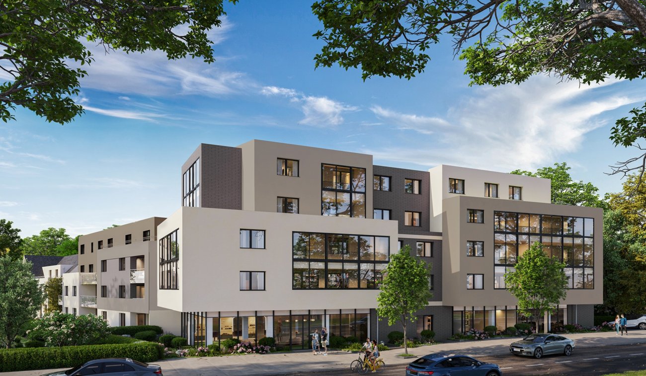 Pyramide Mixit nergtique : Le Broadway  Illkirch-Graffenstaden (67) du promoteur Inno Promotion Architecte : Hentschel Kubler ArchitectesPrsentation : Le Broadway est un programme urbain situ avenue de Strasbourg  Illkirch-Graffenstaden, au croisement d’un quartier rsidentiel calme, du tramway et de l’accs autoroutier. Cette localisation garantit  la fois mobilit douce, visibilit commerciale et cadre de vie qualitatif, tout en s’inscrivant dans la monte en gamme de l’entre de la ville.