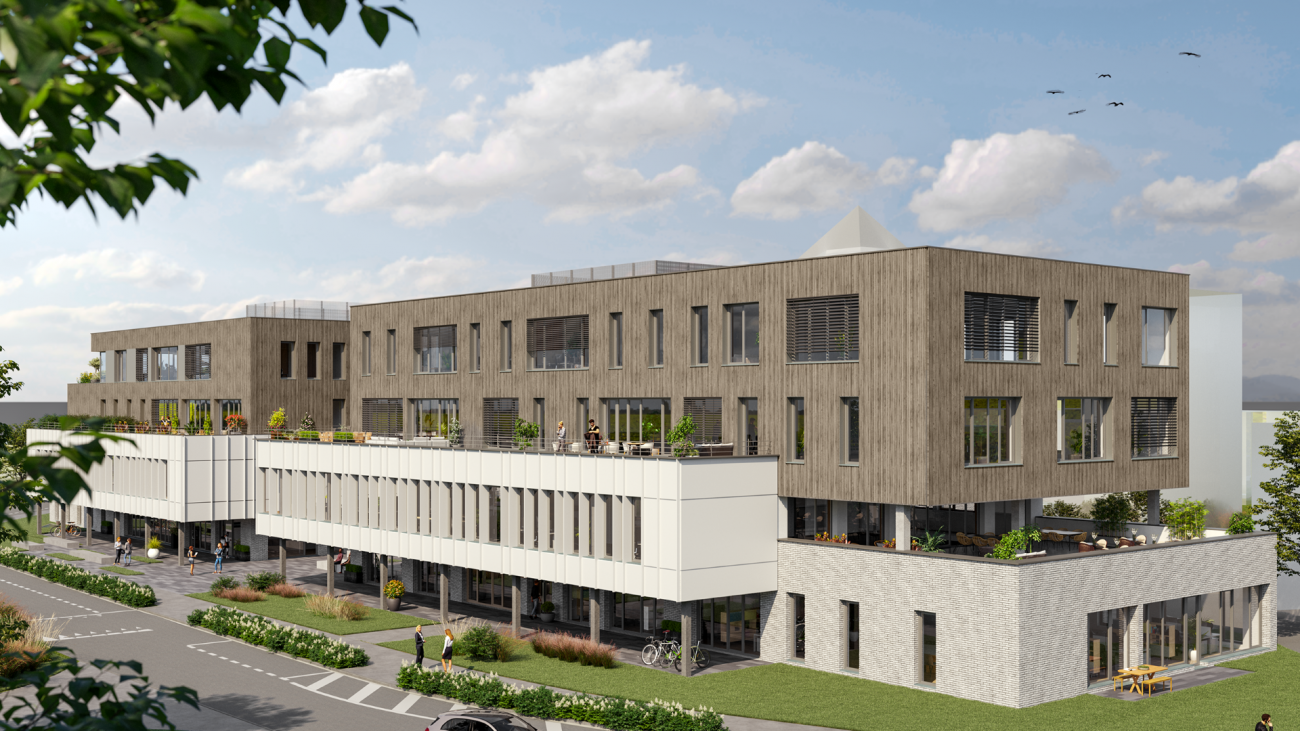 Pyramide d’Argent de l’immobilier d’entreprise : EMPREINTE, Marcq-en-Barœul (59)Promoteur : CarréArchitecte : We.B.A.U – Laurent Marlin Descriptif et particularités :Situé au cœur du Parc Europe, EMPREINTE comprend deux immeubles de bureaux en R+3 sur un sous-sol commun, totalisant 6 009 m² de surface de plancher et 2 255 m² d’espaces verts. Conçu pour la flexibilité, chaque étage propose des plateaux divisibles de 200 à 800 m² et des terrasses accessibles. Certifié Passivhaus, le projet atteint un besoin en chauffage de seulement 13,4 kWhep/(m².an), grâce à une enveloppe thermique performante et étanche à l’air. Les façades mêlent brique, bois et panneaux métalliques, tandis que les menuiseries triple vitrage et stores automatisés optimisent confort lumineux et performance énergétique. Livré en 06/2025.