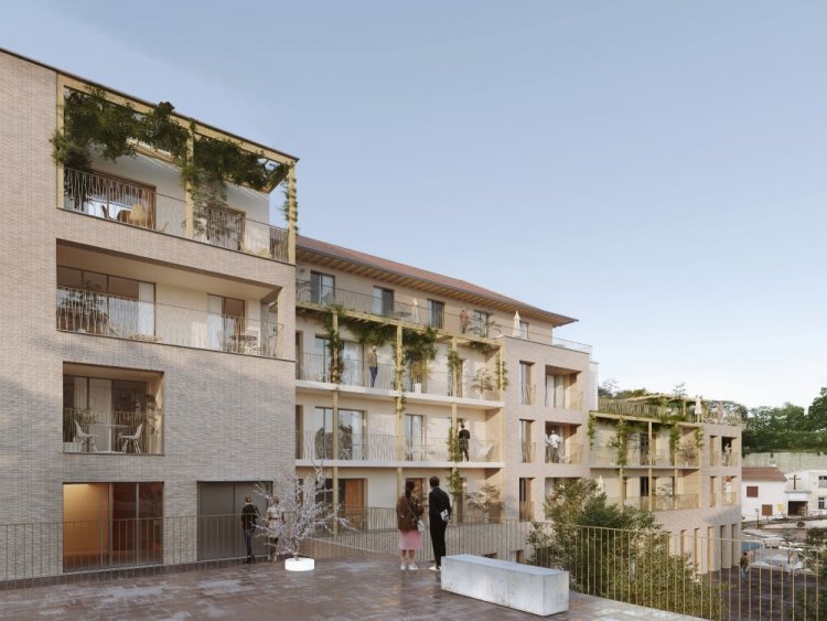 Les Terrasses de l'H&ocirc;tel de Ville / Conflans-Sainte-Honorine / Interconstruction