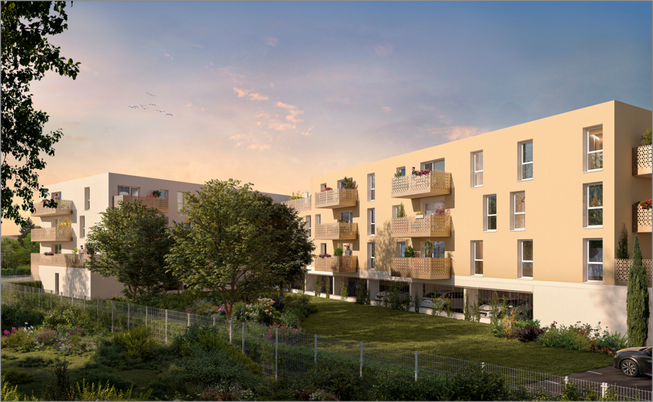 Pyramide Btiment bas-carbone : Les Jardins de Calice  La Chapelle-Saint-Mesmin du promoteur EXIA PromotionLaurat de la Pyramide du Btiment Bas-Carbone, le programme Les Jardins de Calice, port par EXIA Promotion  La Chapelle-Saint-Mesmin, symbolise la reconversion russie d’une ancienne friche industrielle Michelin en un ensemble rsidentiel durable et apais. Compos d’un btiment unique de 53 logements — du T1 au T3 —, ce projet met l’accent sur la sobrit nergtique et la rduction de l’empreinte carbone  chaque tape, de la conception  la construction. Les matriaux biosourcs, l’optimisation des apports solaires et la gestion raisonne des eaux pluviales participent  une performance environnementale exemplaire. Les Jardins de Calice s’inscrivent dans un cadre paysager soign avec 1 033 m d’espaces verts, un mail arbor, des voies douces et des parcours cyclistes favorisant la mobilit dcarbone.  proximit immdiate du centre-ville, la rsidence cre un cadre de vie calme et verdoyant, alliant confort, bien-tre et responsabilit environnementale. Ce projet incarne une nouvelle faon d’habiter : des logements lumineux, conomes et connects  la nature, au cœur d’un quartier qui redonne vie  un site industriel en le transformant en un lieu de convivialit et d’avenir.