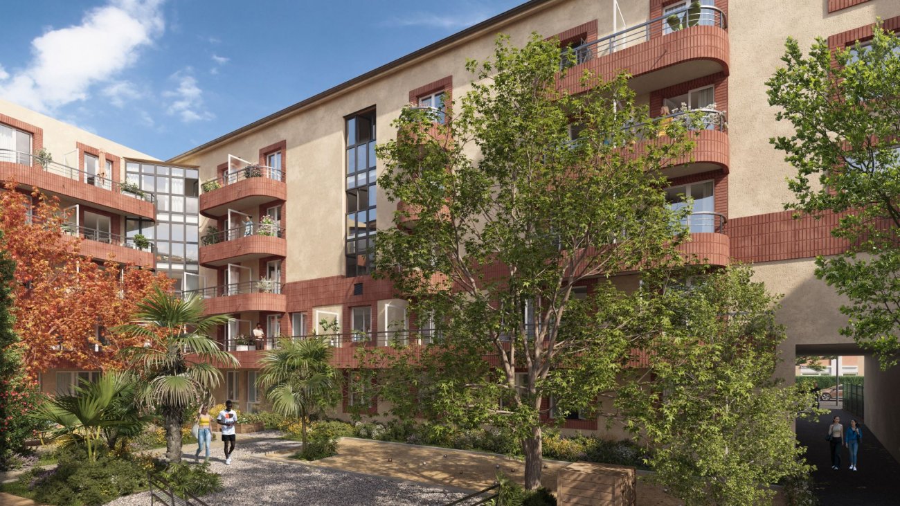 PYRAMIDE RENOVATION-EXTENSION-REHABILITATION : LP PROMOTION pour le projet STUDENTLYArchitecte : Agence Charriere & Jacob129 logements du T1 (coliving ou classique) au T1bis+1 T2 (logement rgisseur)Surface de plancher : 4 859 m236 boulevard Jean Brunhes  ToulouseDate d’achvement du chantier : Juin 2026Le projet STUDENTLY consiste en la reconversion ambitieuse d’un ancien EHPAD en une rsidence tudiante de 129 logements, situedans le quartier toulousain de Saint-Cyprien,  quelques minutes des ples universitaires.Loin d’une dmolition-reconstruction, le choix a t fait de prserver le bti existant en prvoyant une rhabilitation lourde de cette btisse  caractre patrimonial. L'ambition affirme de ce projet est simple :raliser une offre de logements tudiants  proximit immdiate des ples universitaires, tout en requalifiant cet ancien EHPAD en lui confrant un nouvel usage, plus en phase avec les enjeux d'aujourd'hui. Ce projet vise  dmontrer qu'une mutabilit du site tait possible, tout en restant dans la trame structurelle de l'actif et en respectant le cahier des charges Studently by LP Services, vritable garant de la prennit de l'ouvrage dans le cadre de son exploitation dans le temps. Durable et engage sur le plan environnemental, cette opration de rhabilitation s’inscrit dans une logique de sobrit foncire, avec la valorisation du bti existant et sans cration de surfaces supplmentaires. Adhrents de la charte LIFE Waste2Build, cette opration intgre les principes de l’conomie circulaire via le remploi et le recyclage des matriaux, tout en rpondant aux enjeux actuels de logement tudiant et de qualit d’usage.