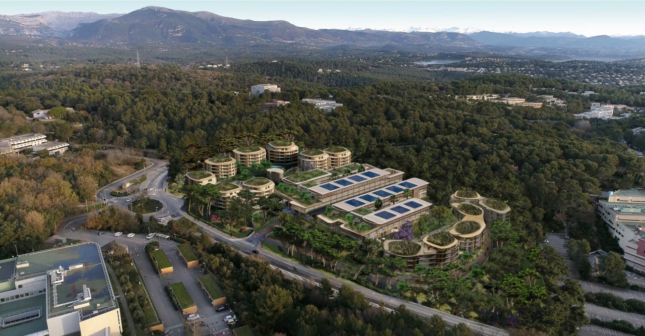 Prix spcial du jury remis au programme La Canope  Valbonne – Sophia Antipolis (Alpes-Maritimes), du promoteur Equilis, par les architectes Robert Capelier & Jean Agapit.