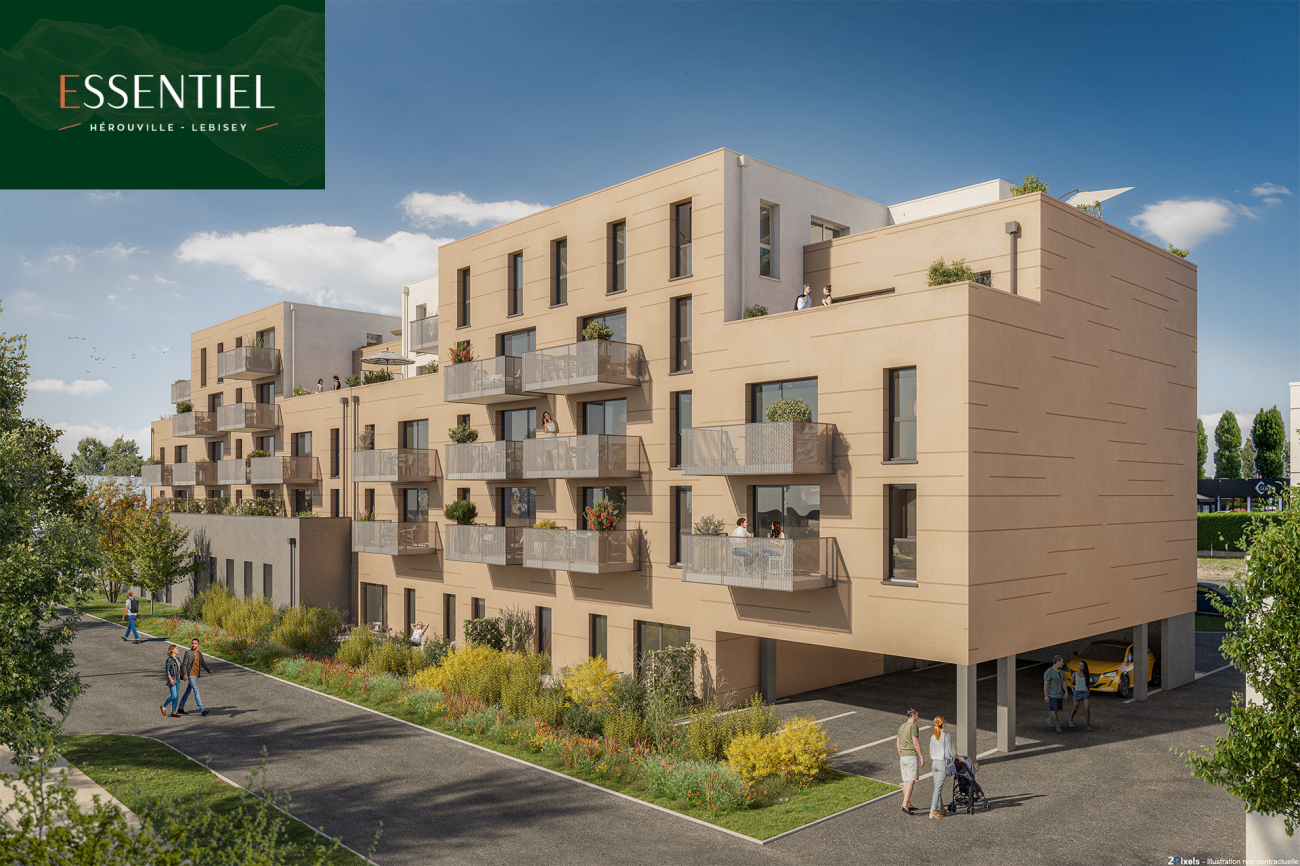 Pyramide de la Qualité globale : Essentiel à Hérouville-Saint-Clair (14) du Groupe Potier SotrimArchitectes : L2 ArchitectesPrésentation : La résidence Essentiel propose 44 logements au cœur de l’écoquartier Écosphère de Lébisey. Conçue pour optimiser l’ensoleillement, avec des appartements traversants et modulables, elle combine innovation et confort. Respectueuse de la RE2020, la réalisation bas carbone sur foncier contraint illustre l’engagement des équipes pour garantir « une qualité de vie optimale » aux habitants, tout en repoussant les limites de l’architecture et des modes constructifs d'aujourd'hui.