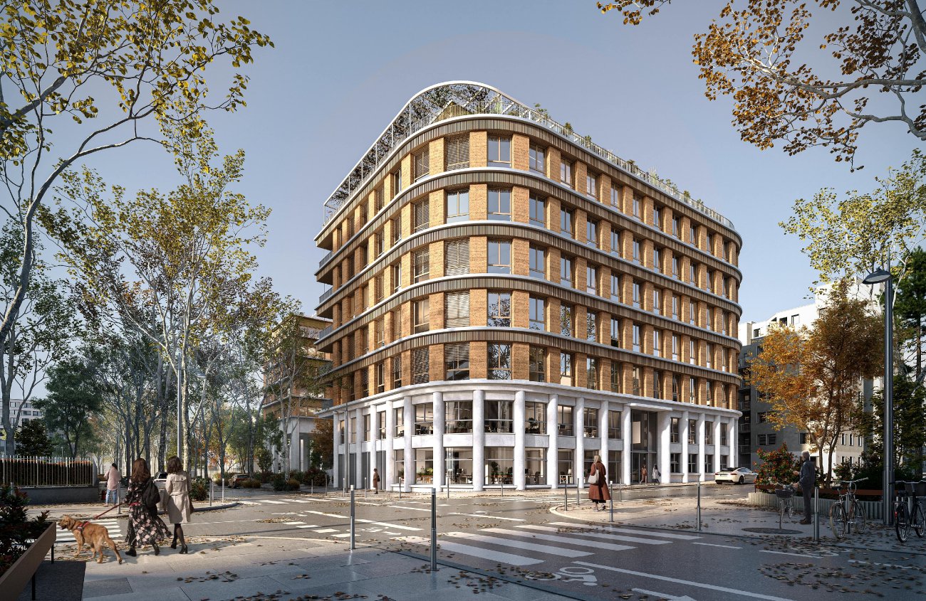 Pyramide Immobilier d'entreprise accorde au programme ViatERRA  Lyon (69006) du promoteur ICADE, avec l’agence Maud Caubet Architectes, remise par la SMABTP.Localis  Lyon 6ᵉ, ce programme d’immobilier d’entreprise associe performance architecturale et qualit oprationnelle. Conu avec l’agence Maud Caubet Architectes, il a t distingu par la SMABTP, soulignant la conduite responsable et l’exemplarit dans l’immobilier tertiaire.