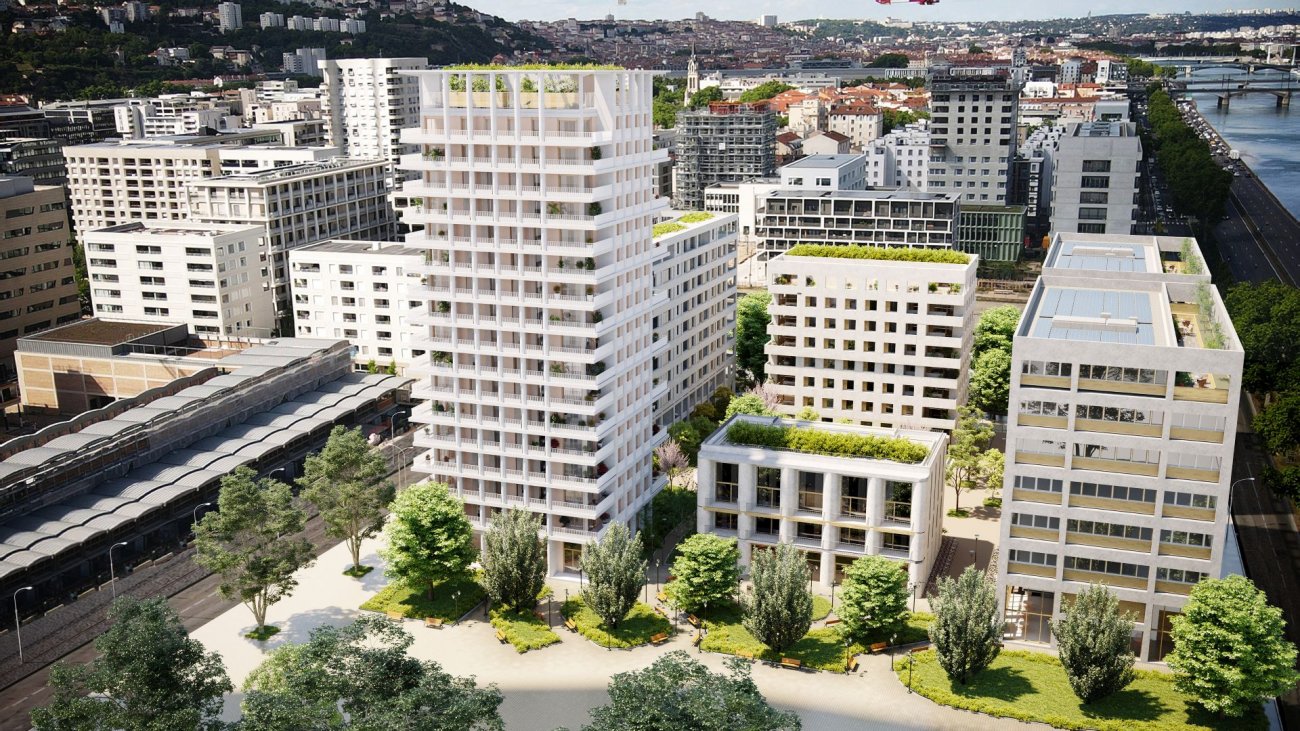 Grand prix rgional dcern au programme Ilot C1N  Lyon Confluence (69002) du promoteur NEXITY, avec les architectes Baumschlager Eberle Architekten, Petitdidierprioux, Atelier de Ville en Ville, remise par la Caisse d’Epargne.Ce projet emblmatique situ au cœur de la ZAC de la Confluence redessine l’hypercentre lyonnais. Il comprend quatre btiments rsidentiels et deux btiments ddis  l’enseignement suprieur, lous au groupe Galileo. L’immeuble Essentiel, conu sans chauffage ni climatisation, illustre la transition cologique et solidaire.