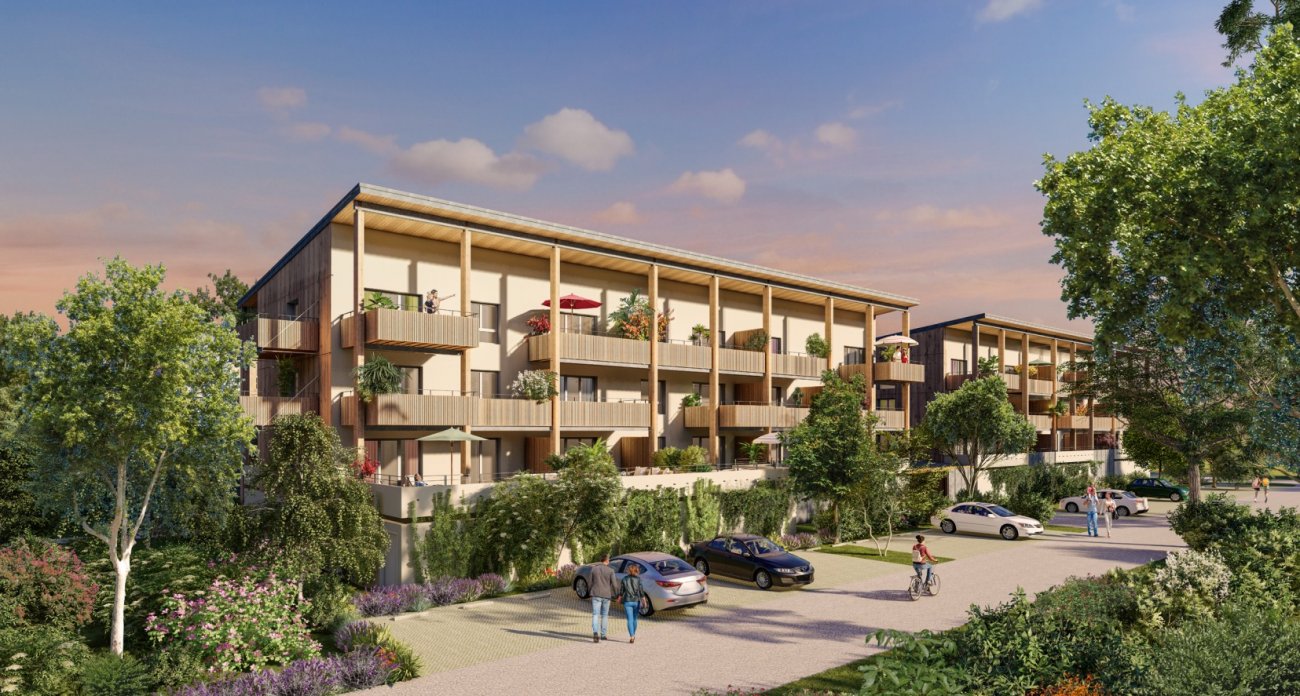 Pyramide Btiment bas-carbone : COTE B  Biganos du promoteur VINCI IMMOBILIER.