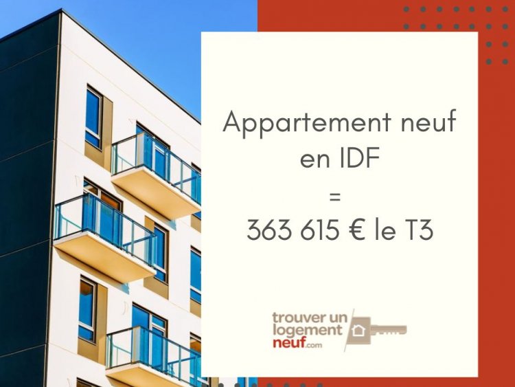 prix immobilier neuf Ile de France